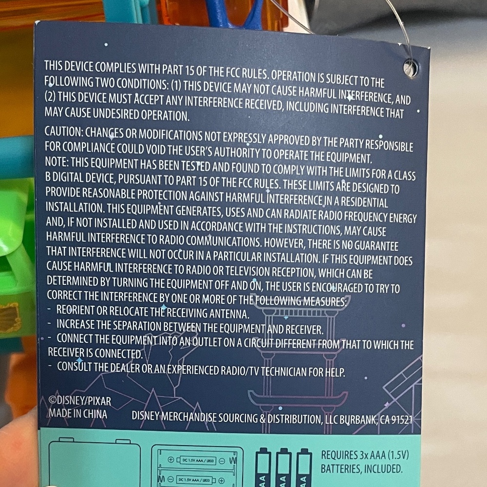 NWT Disney Pixar Pal-Around Light Up Popcorn Bucket - Picture 10 of 11
